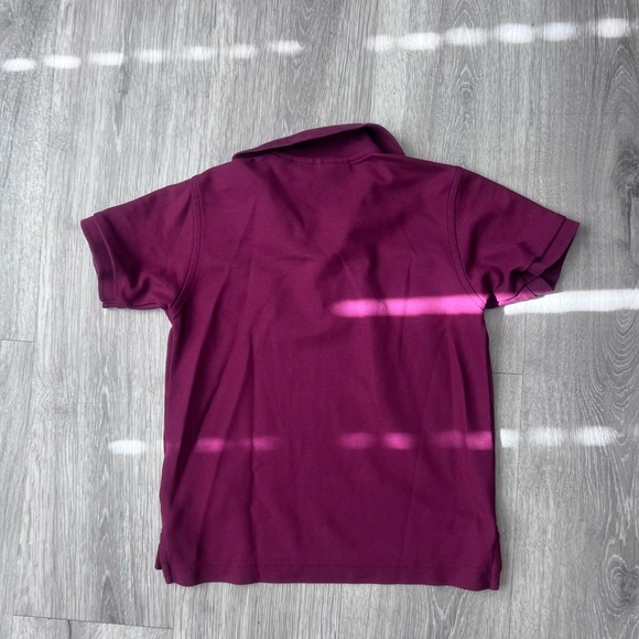 Psycho Bunny Kids' Polo in Deep Burgundy - Picture 4 of 5